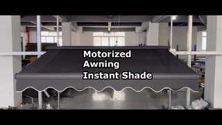 Tenda da sole a braccio retrattile con tettuccio a mezza cassetta 580