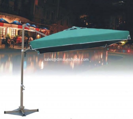 Hanging Aluminium Outdoor Patio Umbrella For Balcony Square Cantilever Umbrella