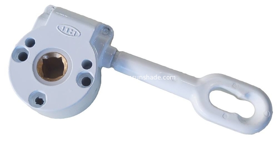 Casella manuale per tendine pesanti per tendine a baldacchino retrattile Toldo Verticale di alluminio Butt Caps di pesca Lega di rame