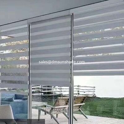 Stepless Light & Privacy Control lucchetti della camera da letto finestre ufficio doppio veloce zebra persiane