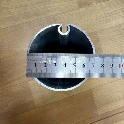 Tubo in acciaio per impieghi gravosi, diametro esterno 70 mm x 2,0 mm, 8 metri integrato per tende da esterno