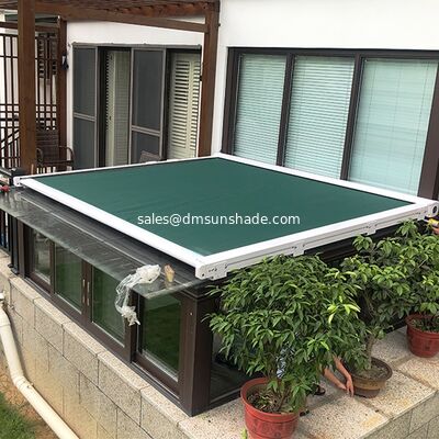 Tenda parasole retrattile per tetto in vetro da esterno, tenda parasole per serra isolata termicamente, blocco UV, impermeabile, copertura parasole per tetto di verande, patii e terrazze