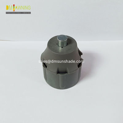 Giubbotti a rullo a prova di vento Kit bobina di nylon rotonda spina di alluminio Hardware di tenda